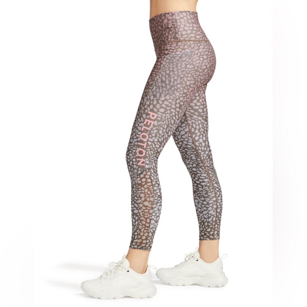Peloton x WITH Riverstone Pebbled High Waist Leggings Athletic Workout Small S